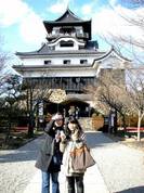 犬山城にて